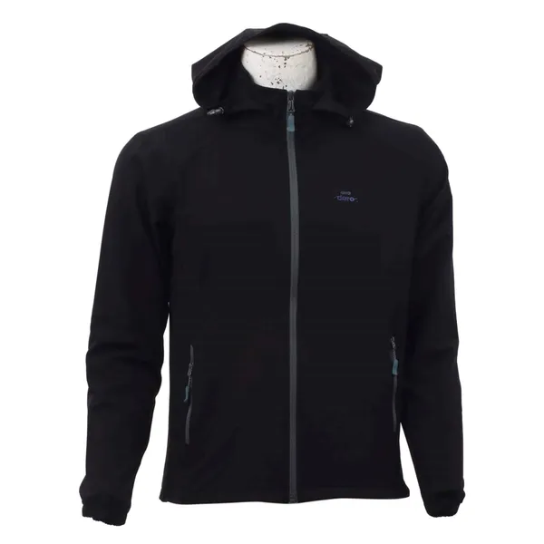 Doro Wear Black Front zippered Design Windcheater For Men